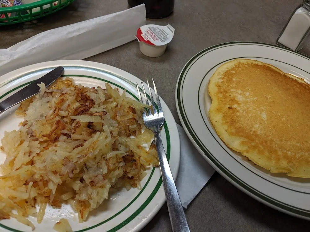 Pancake & Hash Browns